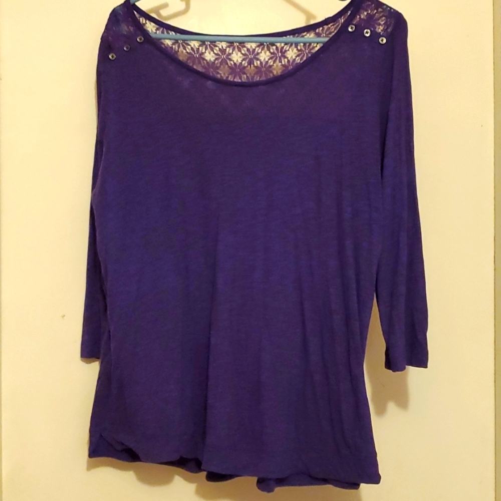 Express top, Large, Purple
